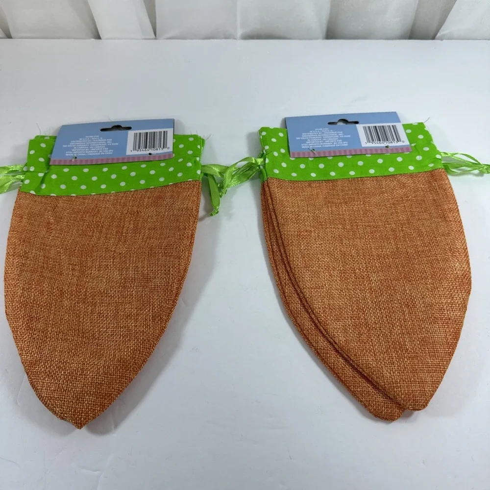 Easter Carrot Shaped Gift Bags Sacks 6